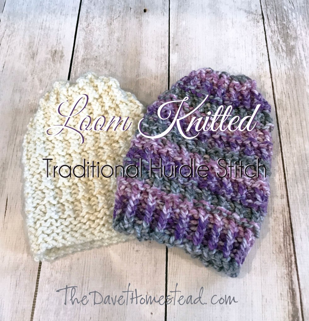 Traditional Hurdle Knit Stitch